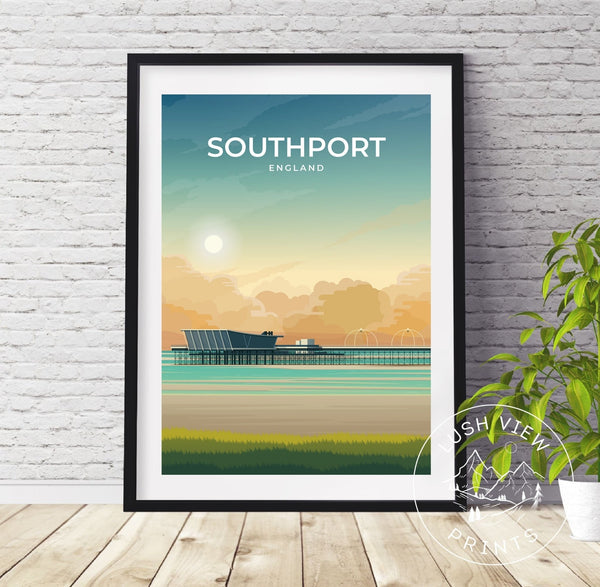 SOUTHPORT - ENGLAND - LUSH VIEW PRINTS