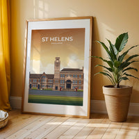 ST HELENS - ENGLAND - LUSH VIEW PRINTS