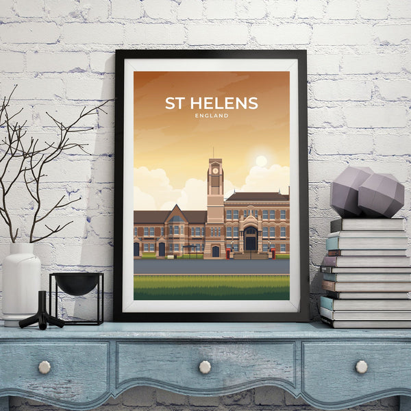 ST HELENS - ENGLAND - LUSH VIEW PRINTS