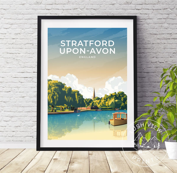 STRATFORD - UPON - AVON - ENGLAND - LUSH VIEW PRINTS