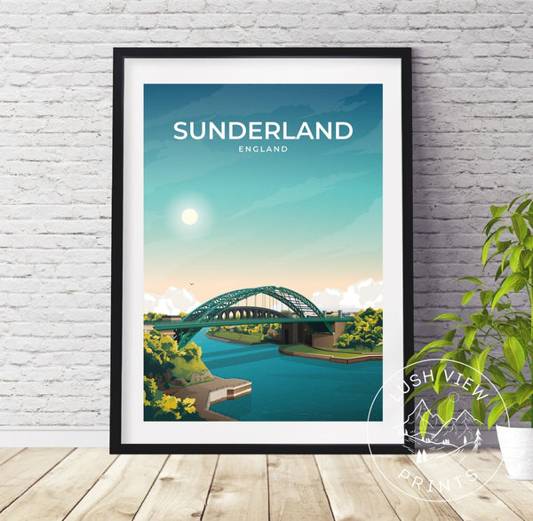 SUNDERLAND - ENGLAND - LUSH VIEW PRINTS