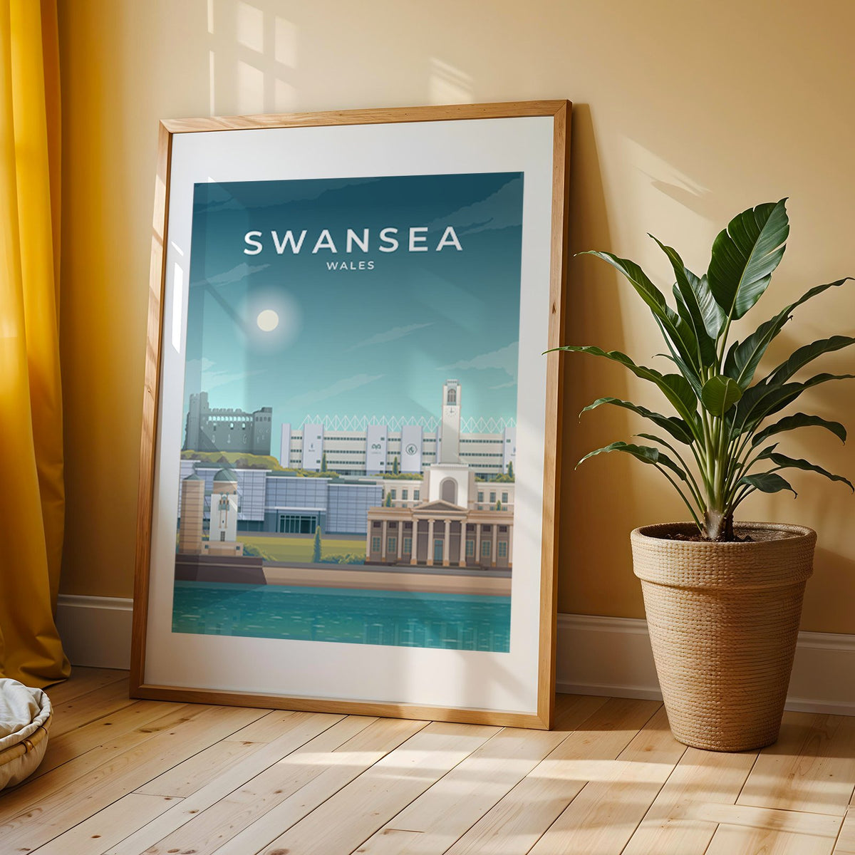 SWANSEA - WALES - LUSH VIEW PRINTS