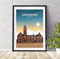 SWINDON - ENGLAND - LUSH VIEW PRINTS