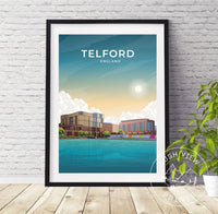 TELFORD - ENGLAND - LUSH VIEW PRINTS