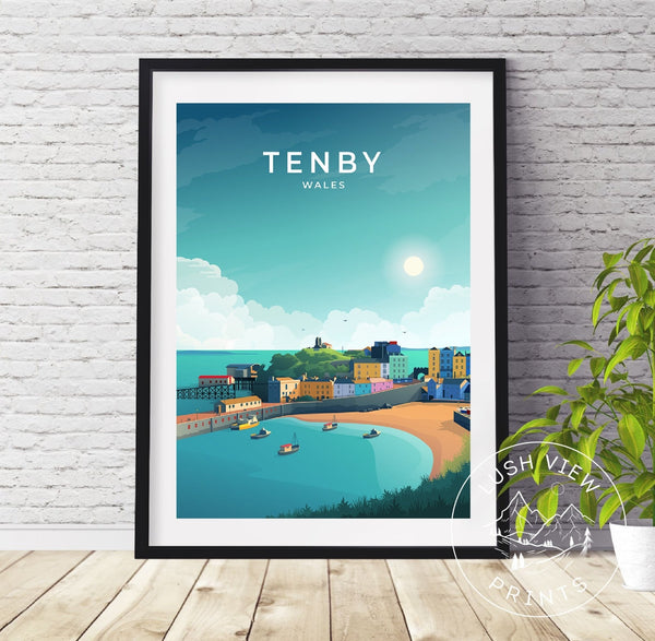 TENBY PRINT | WALL ART - LUSH VIEW PRINTS