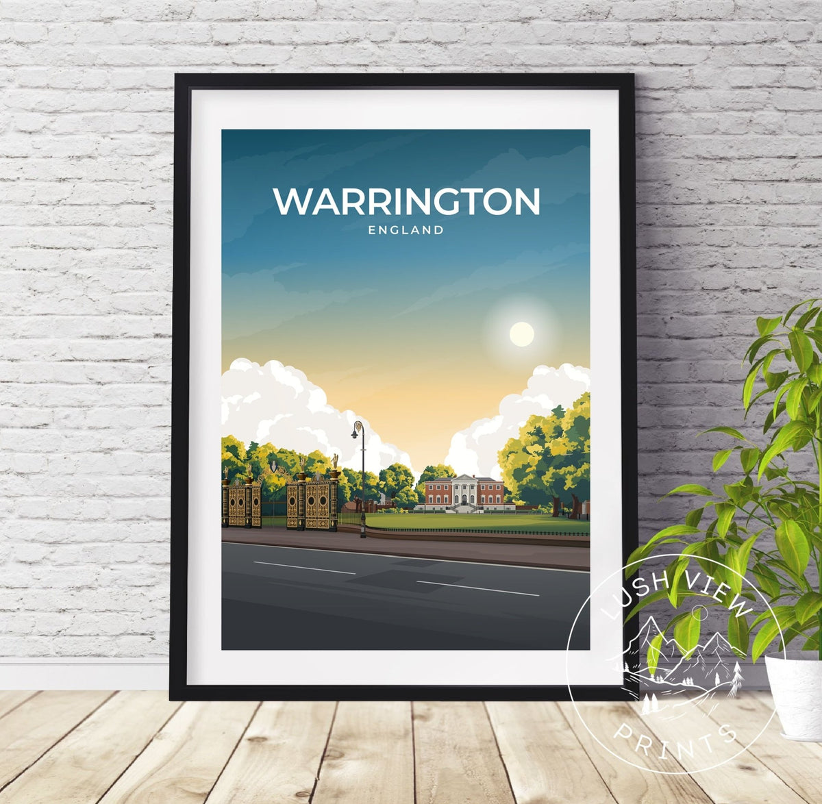 WARRINGTON - ENGLAND - LUSH VIEW PRINTS