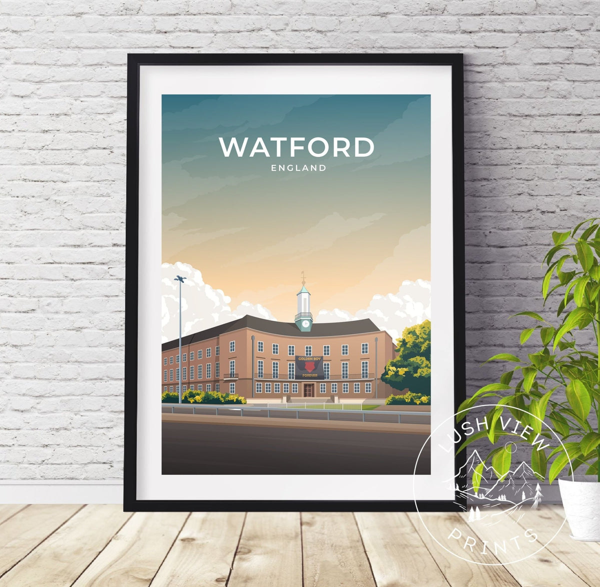 WATFORD - ENGLAND - LUSH VIEW PRINTS