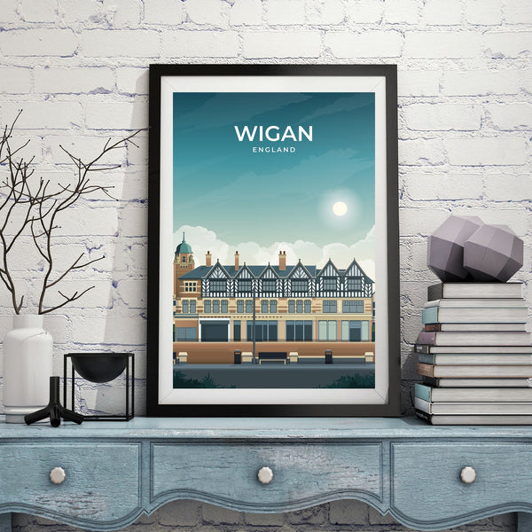 WIGAN - ENGLAND - LUSH VIEW PRINTS