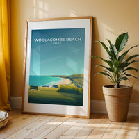 WOOLACOMBE BEACH - DEVON - LUSH VIEW PRINTS