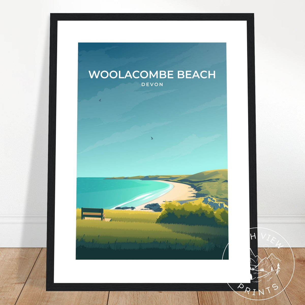 WOOLACOMBE BEACH - DEVON - LUSH VIEW PRINTS