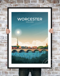 WORCESTER - ENGLAND - LUSH VIEW PRINTS