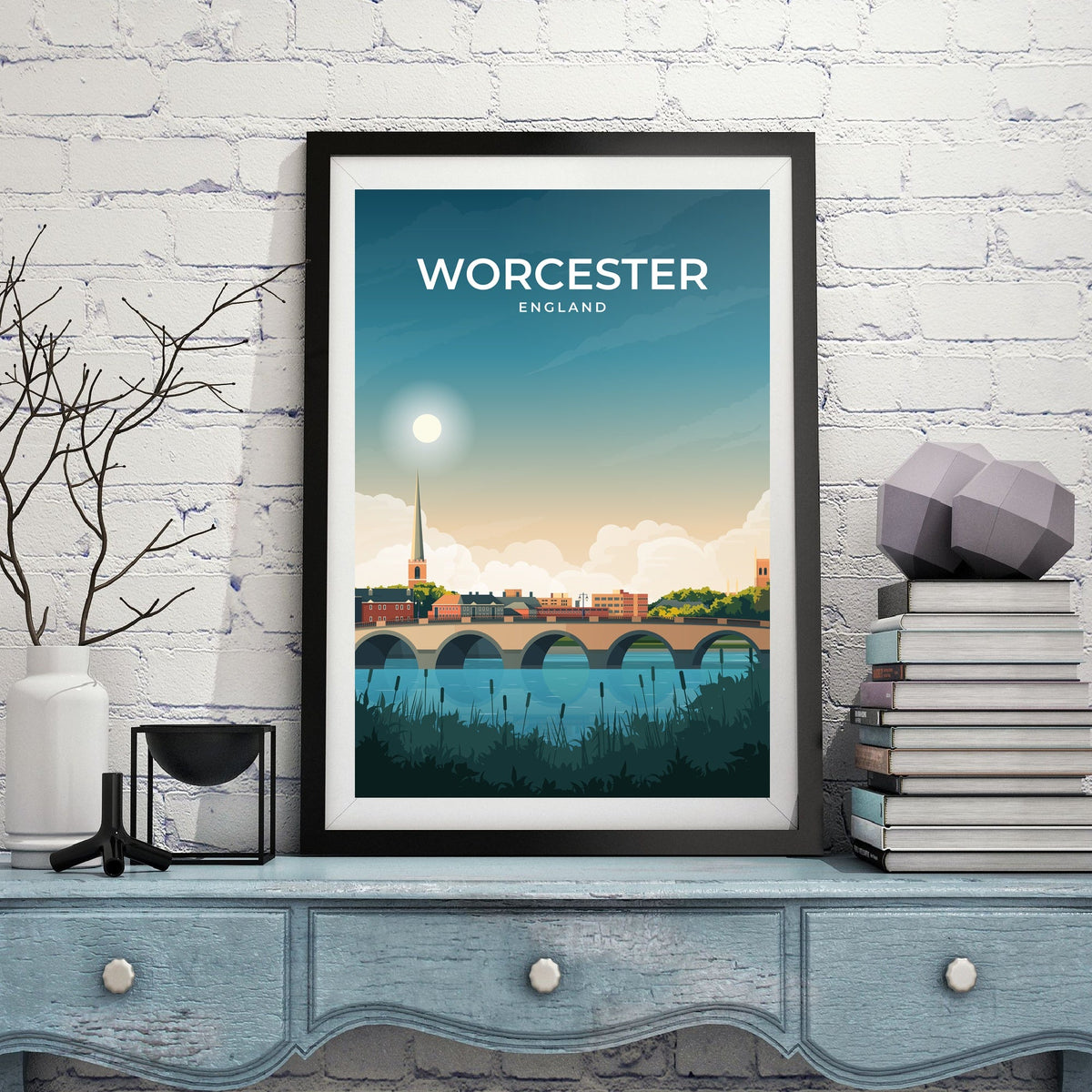 WORCESTER - ENGLAND - LUSH VIEW PRINTS