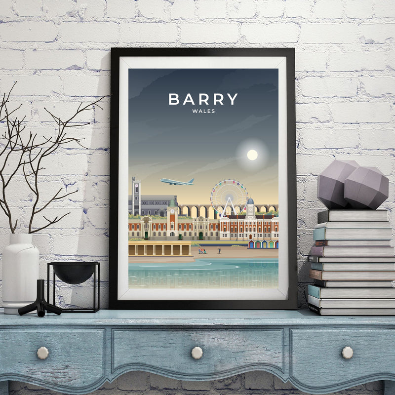 BARRY - WALES - LUSH VIEW PRINTS