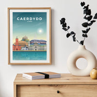 CAERDYDD - CYMRU - LUSH VIEW PRINTS