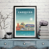 CAERDYDD - CYMRU - LUSH VIEW PRINTS