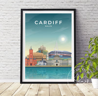 CARDIFF, WALES - LUSH VIEW PRINTS