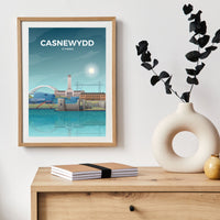 CASNEWYDD - CYMRU - LUSH VIEW PRINTS