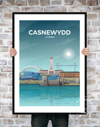 CASNEWYDD - CYMRU - LUSH VIEW PRINTS