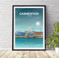 CASNEWYDD - CYMRU - LUSH VIEW PRINTS