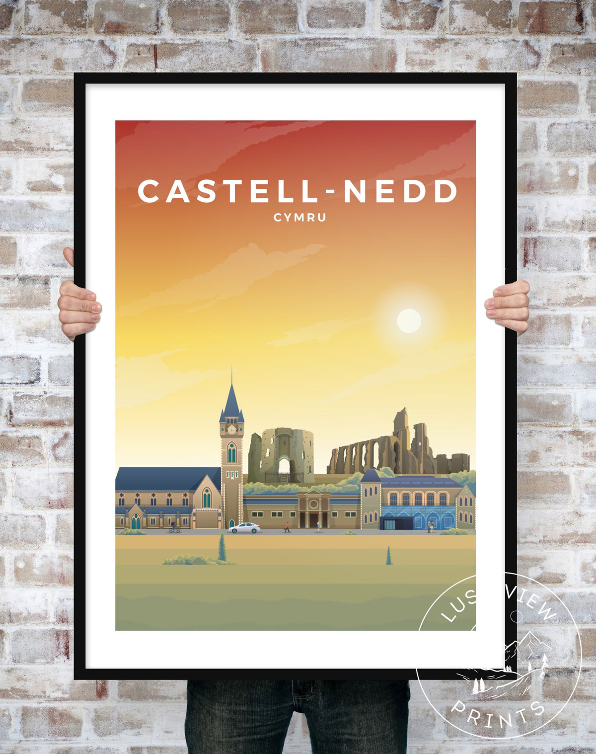 CASTELL-NEDD - CYMRU - LUSH VIEW PRINTS