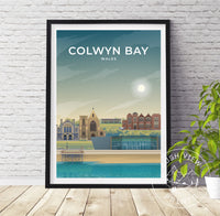 COLWYN BAY - WALES - LUSH VIEW PRINTS