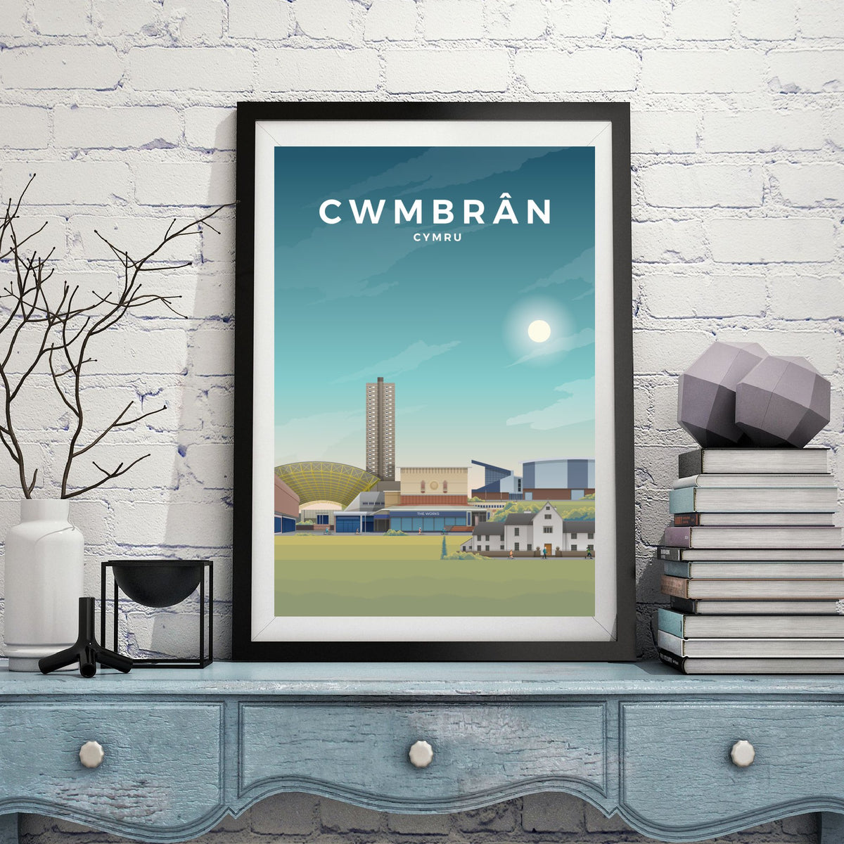 CWMBRÂN - CYMRU - LUSH VIEW PRINTS