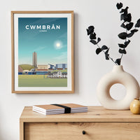 CWMBRÂN - CYMRU - LUSH VIEW PRINTS