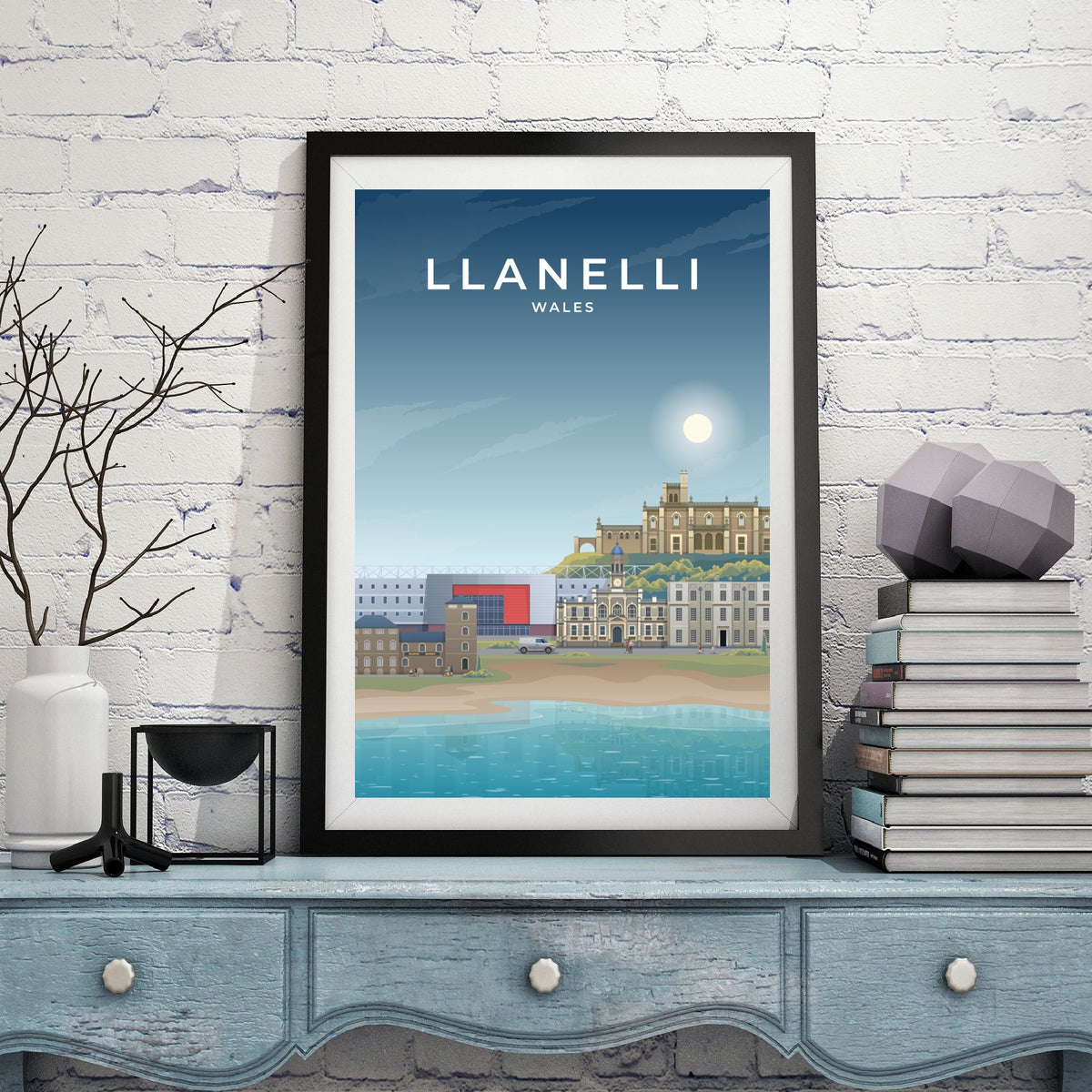 LLANELLI - WALES - LUSH VIEW PRINTS