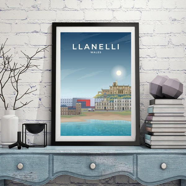 LLANELLI - WALES - LUSH VIEW PRINTS