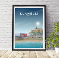 LLANELLI - WALES - LUSH VIEW PRINTS