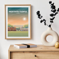 MERTHYR TUDFUL - CYMRU - LUSH VIEW PRINTS