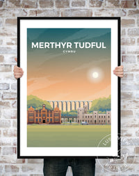 MERTHYR TUDFUL - CYMRU - LUSH VIEW PRINTS