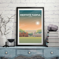 MERTHYR TUDFUL - CYMRU - LUSH VIEW PRINTS