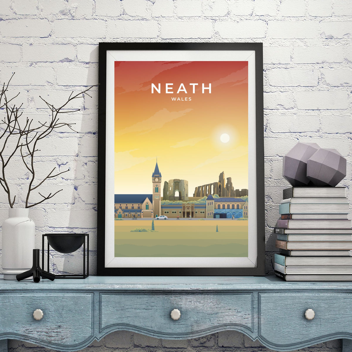 NEATH - WALES - LUSH VIEW PRINTS