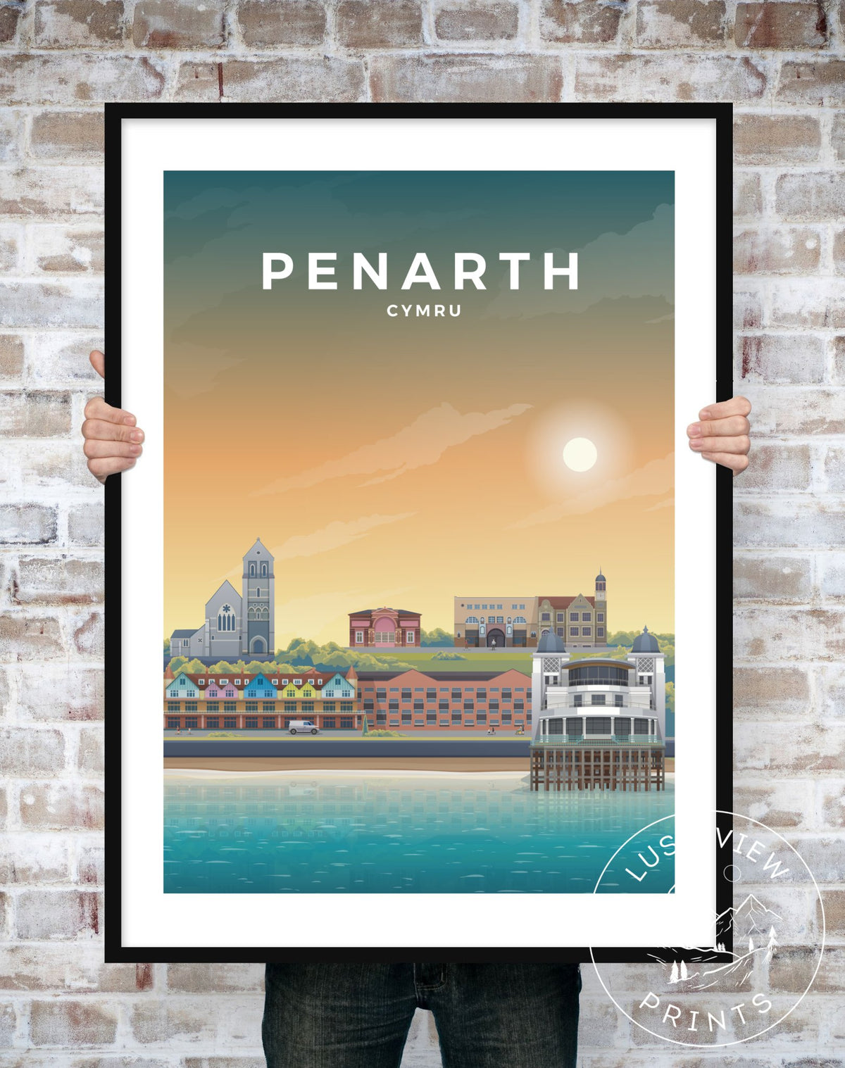 PENARTH - CYMRU - LUSH VIEW PRINTS