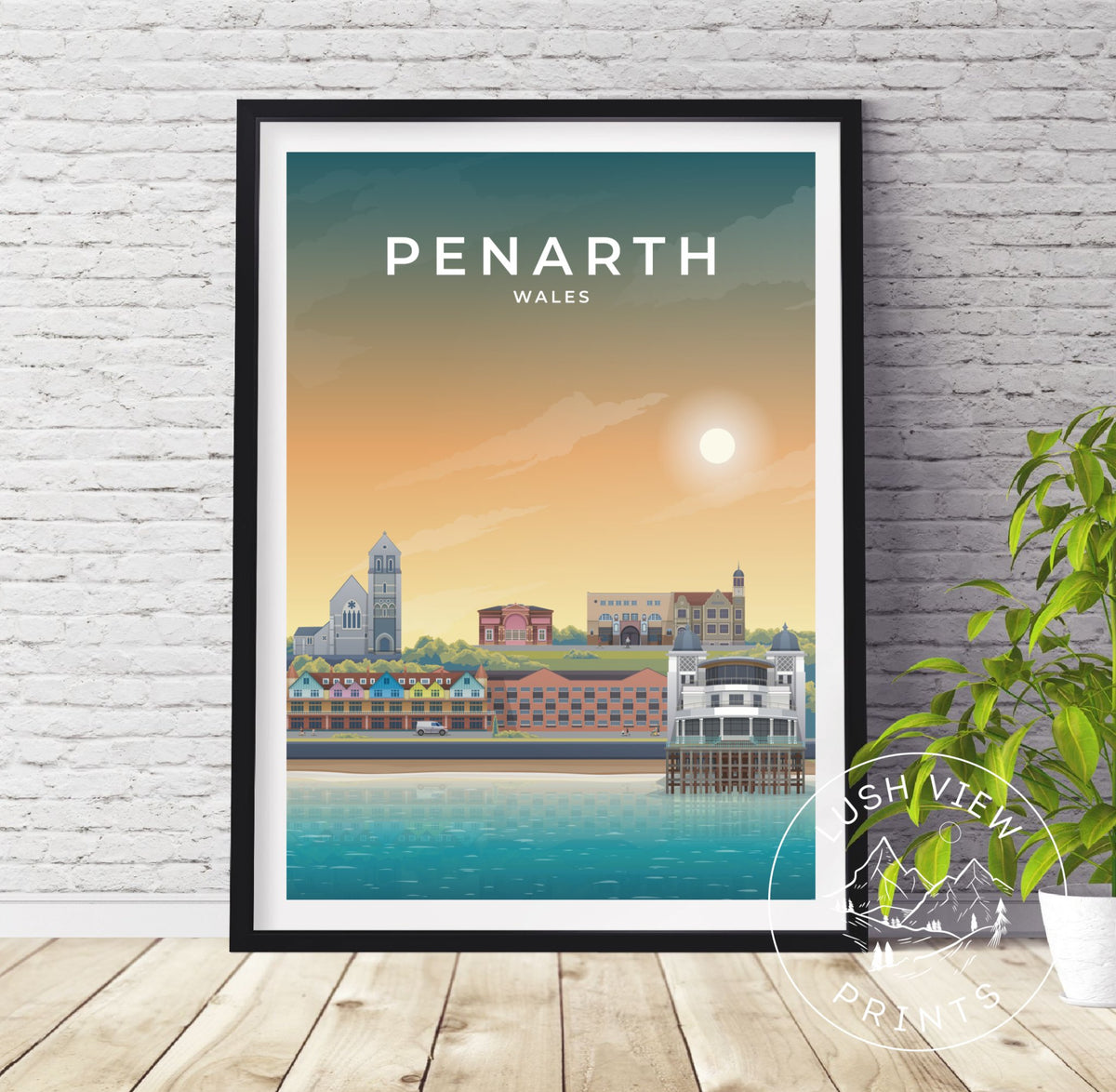 PENARTH - WALES - LUSH VIEW PRINTS