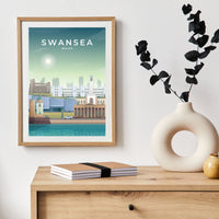 SWANSEA - WALES - LUSH VIEW PRINTS