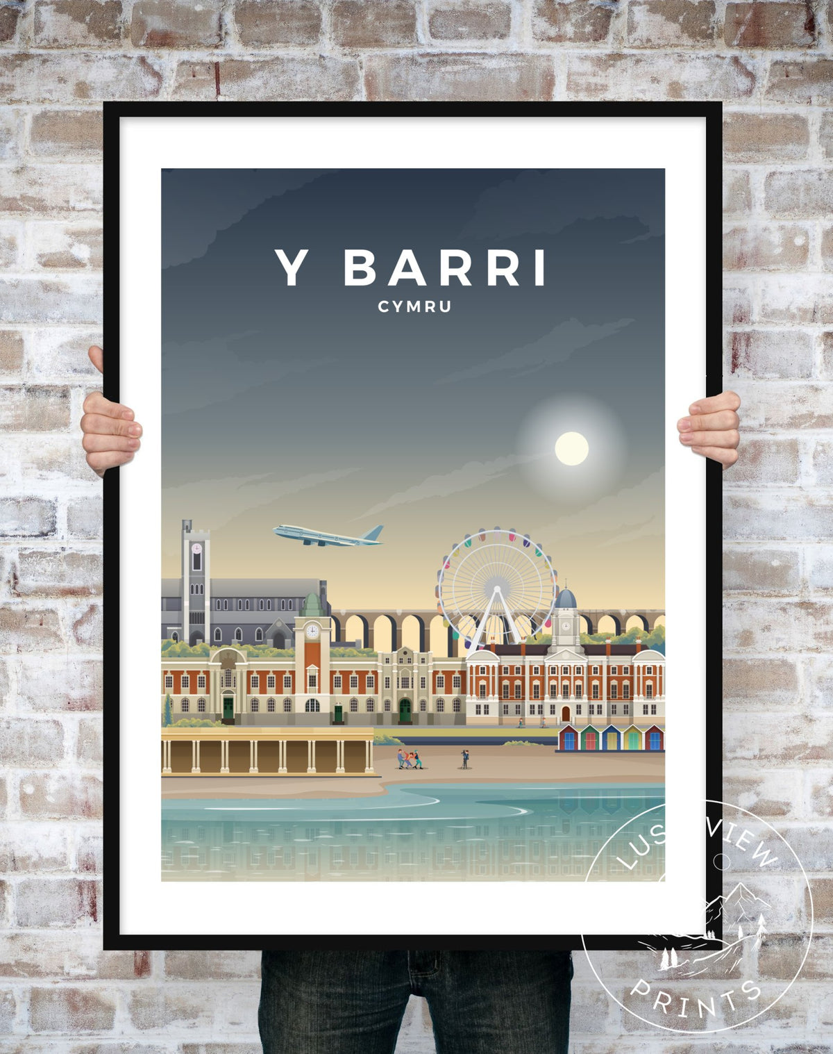 Y BARRI - CYMRU - LUSH VIEW PRINTS